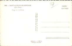 Saint Georges de Didonne - Beach of Vallieres - CPA