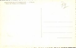 St Bernard - escuela privada de Menthon de las muchachas y del castillo - CPA