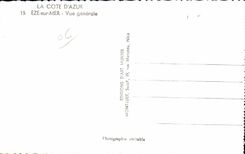 Eze sur Mer - Vue Generale - CPA