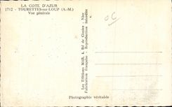 CPSM Tourettes sur Loup Vue generale