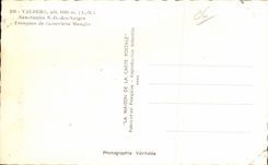 Frescos de las nieves de Nof del santuario de CPSM Valberg de Genevieve Mangin