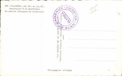 Nieves de Nof del santuario de CPSM Valberg el portico (frescos de Cassarini)