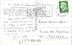 CPSM Falaise Fontaine d Arlette 