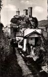 CPSM Foix the castle seen of the Notre Dame way