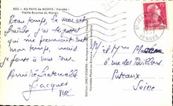 CPSM With the country of Mounts Old woman bourine of the marsh