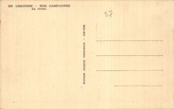 CPA the Limousin the road