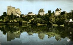 CPSM Boirbon l Archambault L etang et le chateau