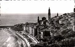 CPSM Menton Vue generale du Vieux Menton 