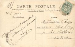 CPA Valley of Volane Antraigues the rock of cheese