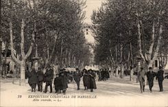 Central electrica 1922 de Allee del colonial de CPA Marsella favorablemente