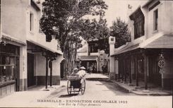 Calle 1922 de Une del colonial de CPA Marsella favorablemente de la aldea de Annamite