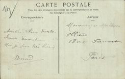 CPA Deauville on sea Promenade of the beach the villa Beaded