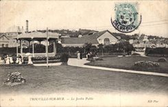 CPA Trouville sur Mer le jardin public