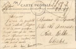 CPA divino en el mar Guillermo el comercio del hotel del conquistador