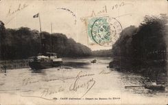 Salida de CPA Caen del barco de Le Havre