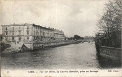 CPA Caen vista en Orne los cuarteles de Hamelin tomados con la detencion