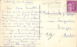 CPA Cabourg la playa y el hotel grande (Viraut y Mauclerc)