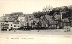 CPA Trouville La plage et les villas