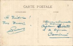 CARTE PHOTO Militaria Soldats Cambrai