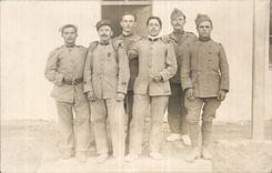 CARTE PHOTO Militaria Soldats Groupe de bretons 