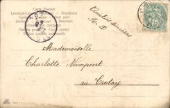 CPA Fantaisie Fleurs Gage d amour