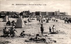 CPA Berck Beach a corner of the beach