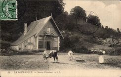 CPA Bourboule Source Clemence Vache