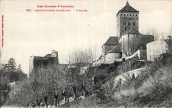 CPA Sauveterre de Bearn church