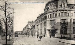 CPA Pau La Poste and the course Thicket