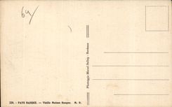 CPA Basque Country Old woman Basque house