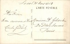 CPA Fantaisie Poisson Paques Easter