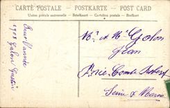 CPA Fantaisie Fleurs Meilleurs voeux