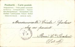 CPA Fantaisie Fleurs Amitie sincere