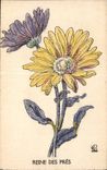 CPA Fantaisie Fleurs Reine des pres