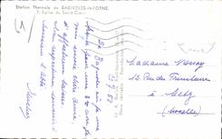 CPSM Station thermale de Bagnoles de l Orne Eglise du Sacre Coeur 