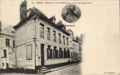 CPA Arras Maison ou vecut Robespierre Rue des Rapporteurs