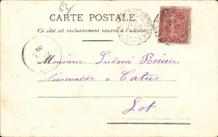 CPA Boulogne on Sea Entrance a coaster by heavy weather Boat