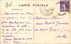 CPA Le Havre the beach and Entering of the port seen of the casino