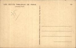 CPA Paris Bois de Boulogne avenue Foch Horse Horse