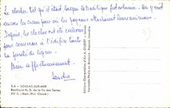 CPSM Soulac on Sea Basilica of Notre Dame de Fin of the grounds