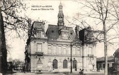 CPA Neuilly sur Seine Facade de l hotel de ville