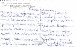 CPSM Theys View the plate of the small rocks