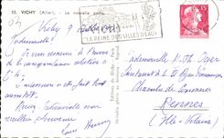 CPSM Vichy the new post office