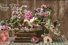 - Flores - buen festival - feliz cumpleanos - CPA