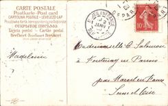 Fleurs Meilleurs Voeux - CPA 