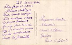 Fleurs Bonne Annee - Happy New Year Fer a cheval - CPA