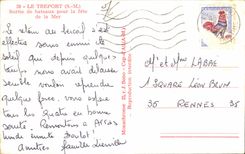 Treport - Exit of boats for the festival E sea - CPA