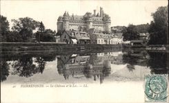 Pierrefonds - Le Chateau et le Lac - CPA 