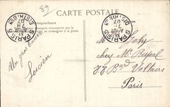 Auxerre - Caisse d Epargne - fleurs souvenir - CPA