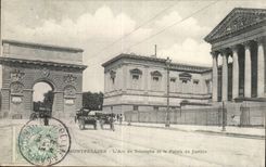 Montpellier - L Arc de Triomphe - Palais de Justice - CPA 
